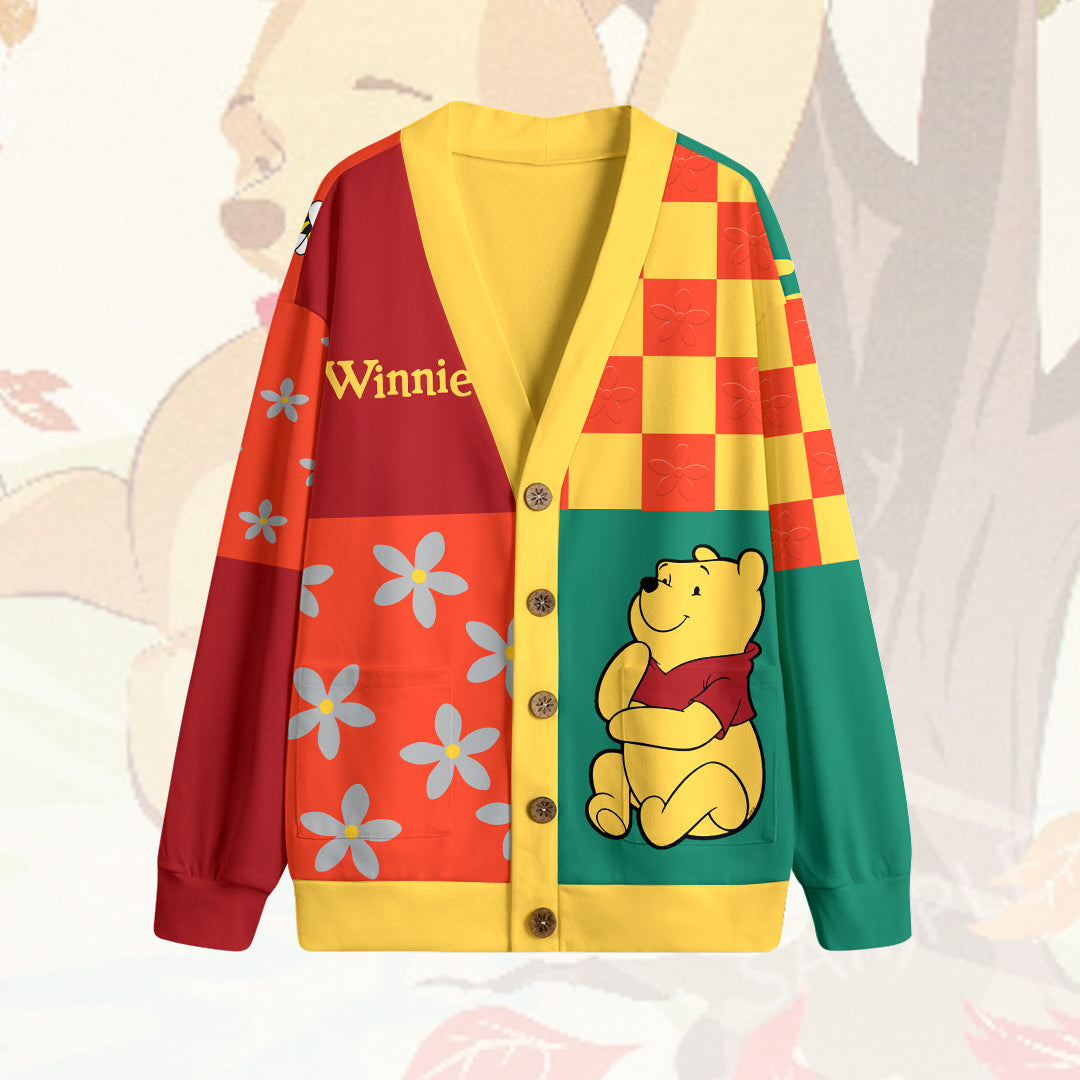 Winnie-the-Pooh Knitted V-neck Cardigan – HOATT16064