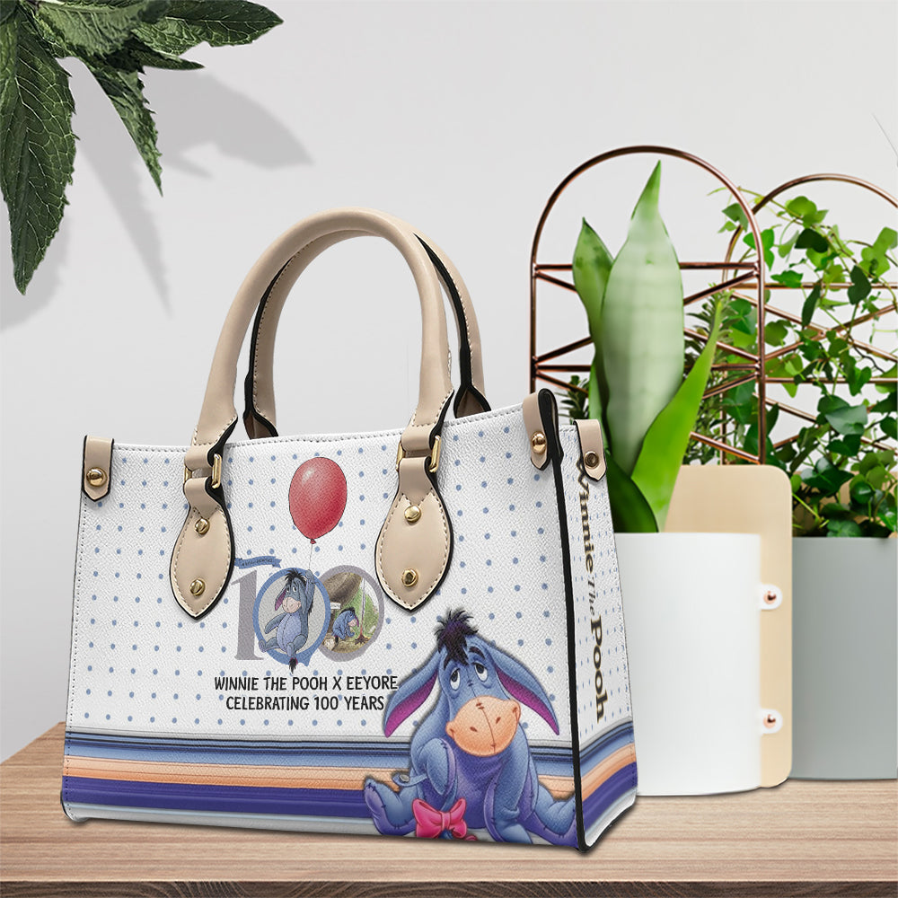 Winnie-the-Pooh x Eeyore 100th Anniversary Leather HandBag – TMTHU5358