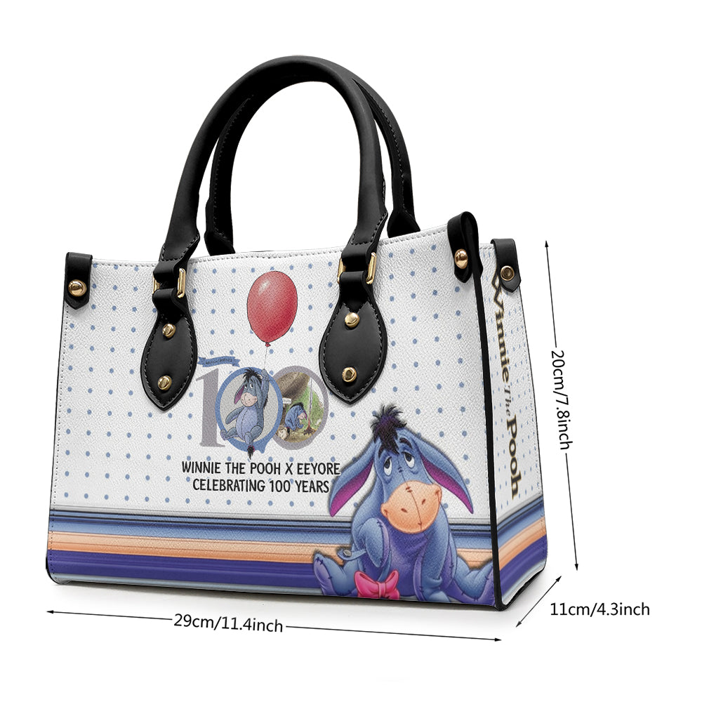Winnie-the-Pooh x Eeyore 100th Anniversary Leather HandBag – TMTHU5358