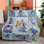 Winnie-the-Pooh x Eeyore 100th Anniversary Quilt Blanket – TMTHU4352