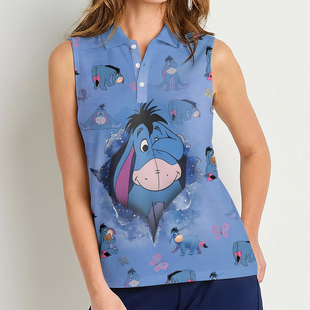 Winnie-the-Pooh x Eeyore Women Sleeveless Polo Shirt – HOATT16849
