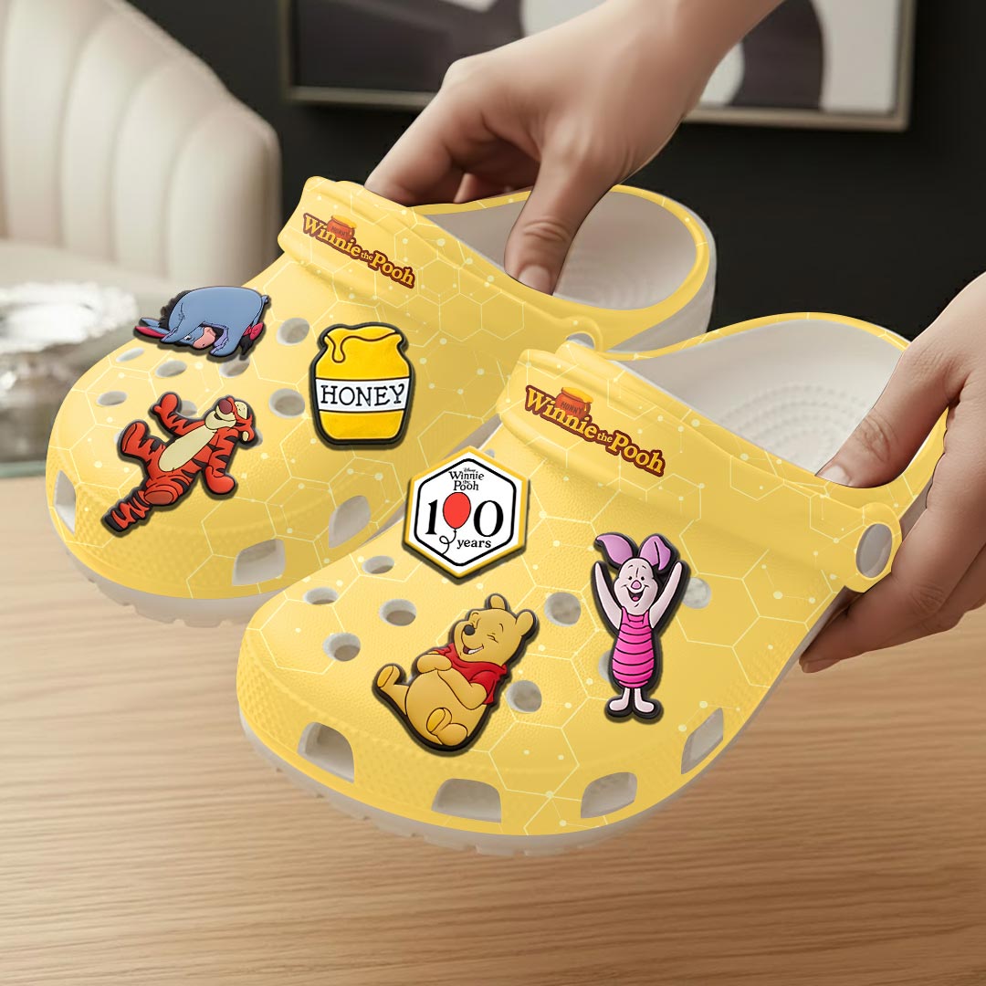 Winnie-the-Pooh 100th Anniversary Custom Clogs – HOATT18000