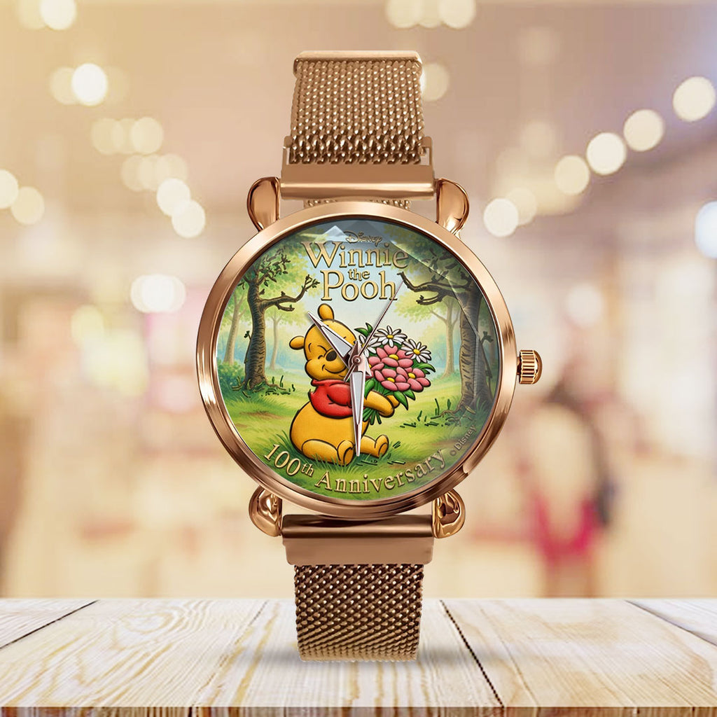 Winnie-the-Pooh 100th Anniversary Mesh Strap Quartz Watch – TMTHU4212