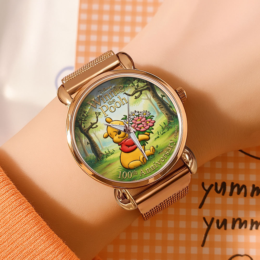 Winnie-the-Pooh 100th Anniversary Mesh Strap Quartz Watch – TMTHU4212