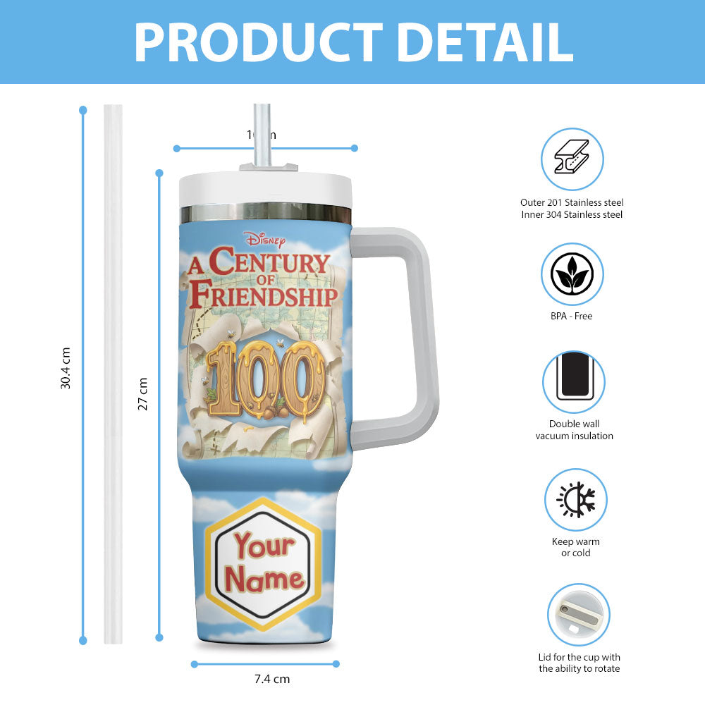 Personalized Winnie-the-Pooh 100th Anniversary 40oz Tumbler – TMTHU3196