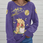 Winnie-the-Pooh 100th Anniversary Round Neck Raglan Sleeve Sweatshirt – HOATT16141