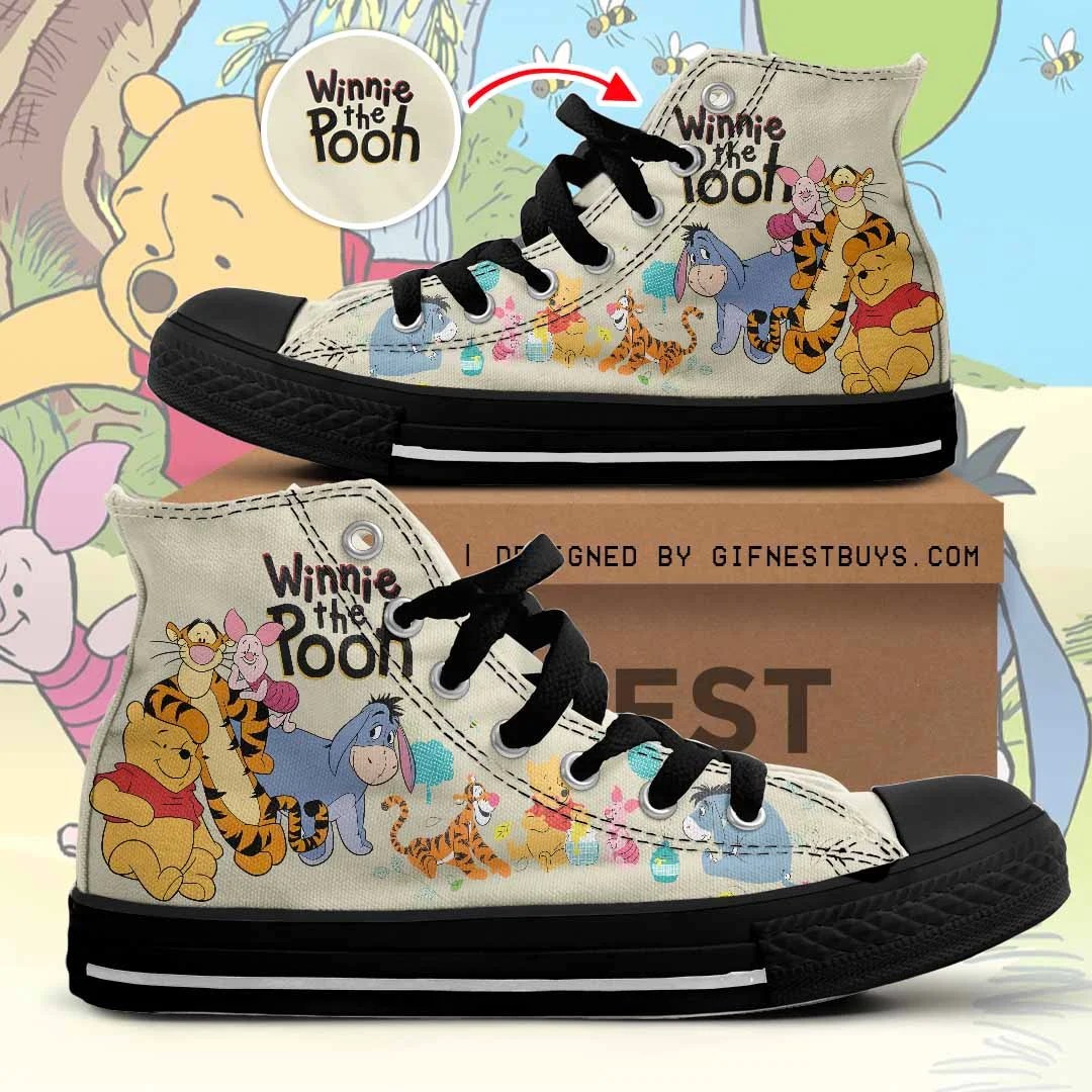 Winnie-the-Pooh High Top Canvas Shoes – HOATT26726