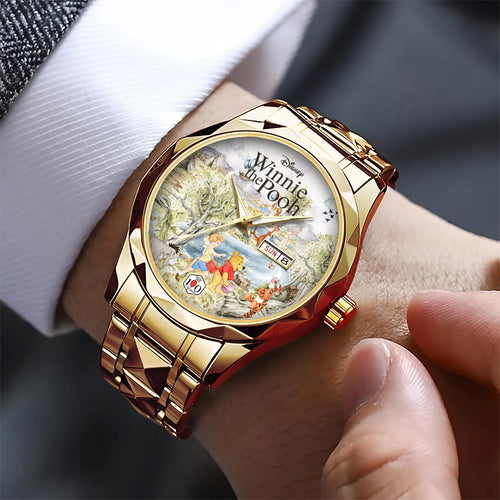 Winnie-the-Pooh 100th Anniversary Alloy Luxury Quartz Watch – GNE7840
