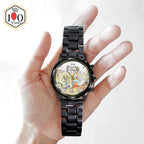 Winnie-the-Pooh 100th Anniversary Black Stainless Steel Watch – GNE7841