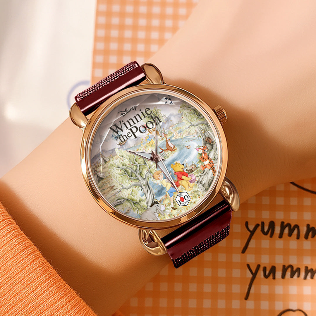 Winnie-the-Pooh 100th Anniversary Mesh Strap Quartz Watch – GNE7839