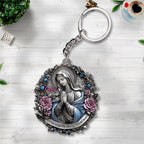 You're Forever Protected By Mary Custom Shape 2-Side Printed Keychain – TANTN15402