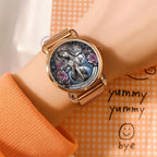 Personalized You're Forever Protected By Mary Mesh Strap Quartz Watch – TANTN15404