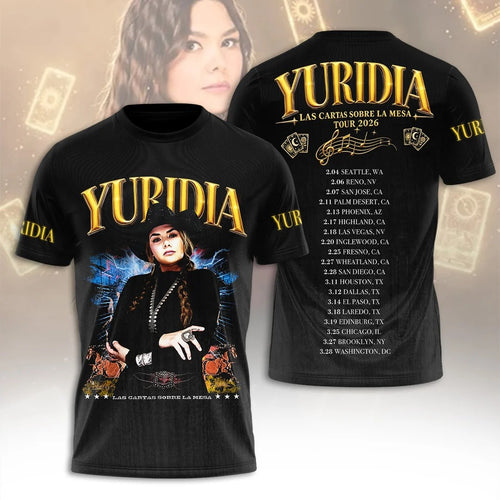 Yuridia Tour 2026 World Tour 3D Apparel – GNE8511