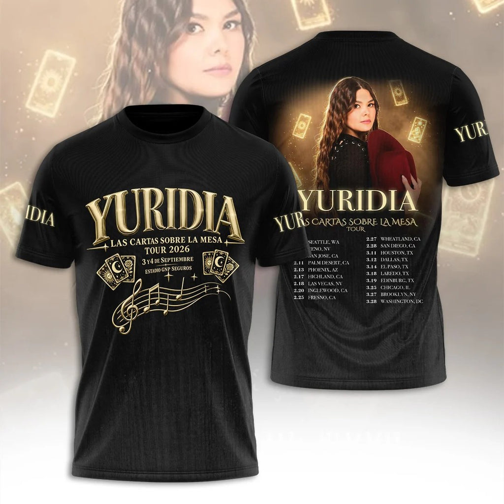 Yuridia Tour 2026 World Tour 3D Apparel – GNE8512