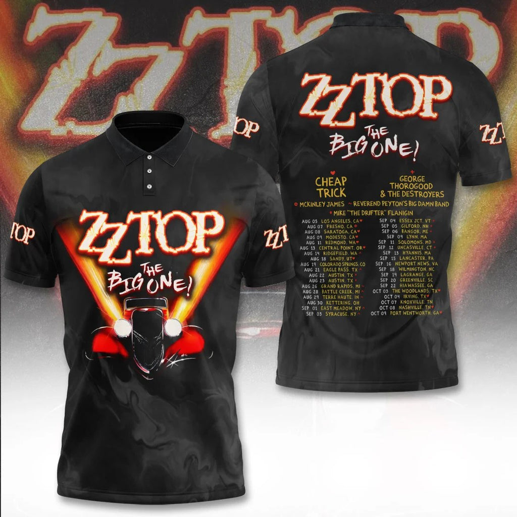 ZZ Top Tour 2026 3D Apparel – TANTN25451