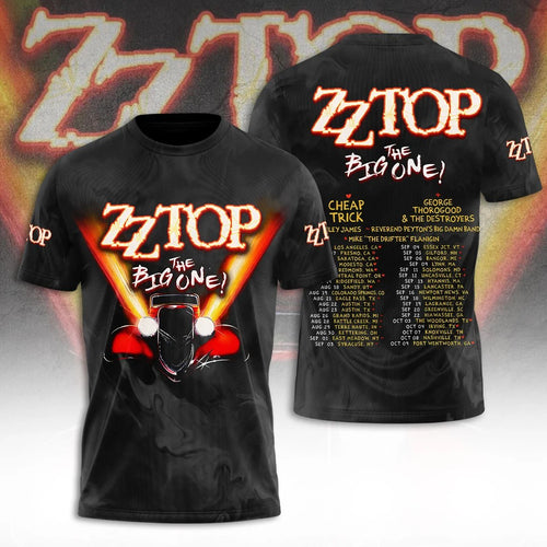 ZZ Top Tour 2026 3D Apparel – TANTN25451