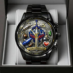 The Legend of Zelda 40th Anniversary Black Stainless Steel Watch – TANTN19995