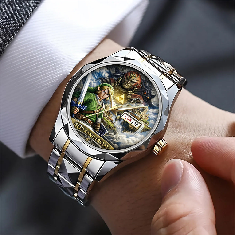 The Legend of Zelda 40th Anniversary Alloy Luxury Quartz Watch – TANTN19996