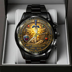 The Legend of Zelda 40th Anniversary Black Stainless Steel Watch – TANTN19993