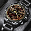 AC/DC Black Stainless Steel Watch – GNE 1083