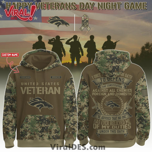 Denver Broncos Salute to Service Limited Editions Hoodie