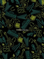 Harmony Unveiled Music Instrument Patterns By IndianRocks Collection Shirt