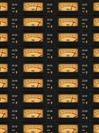 VU Meter Array Pattern Dense Broadcast Metering Shirt