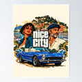 GTA 6 Nice City Vintage Maserati 3500 GT Spyder Vignale Poster
