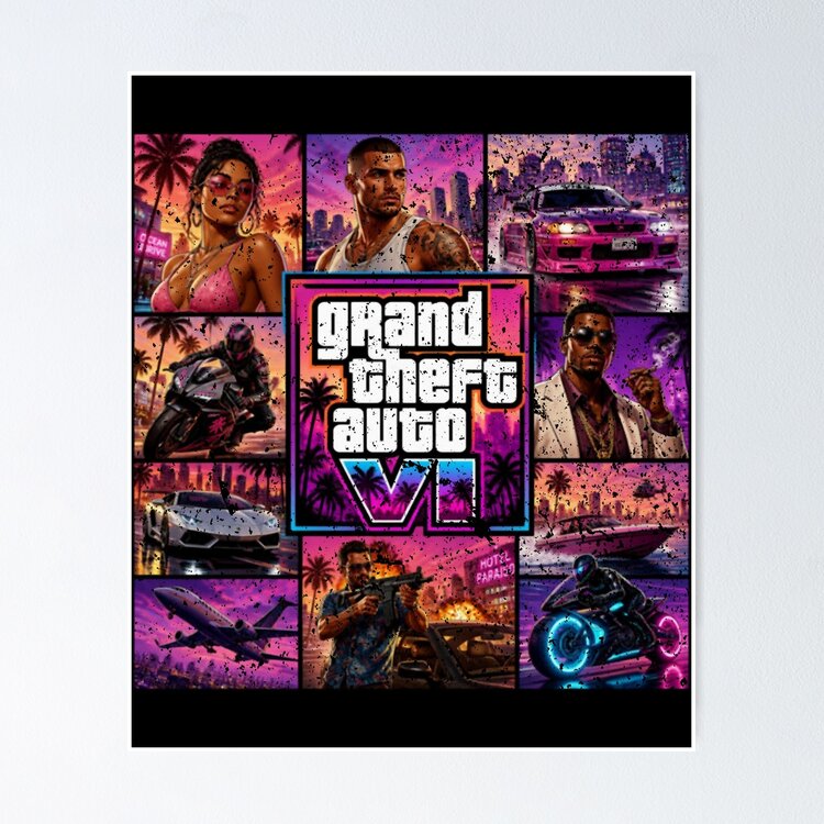 GTA 6 Vice City Dreams Poster