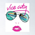 Midnight Drive Vice City Miami Vibes Poster