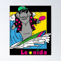 Leonida Surfer Poster