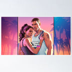 GTA VI Lucia & Jason Poster