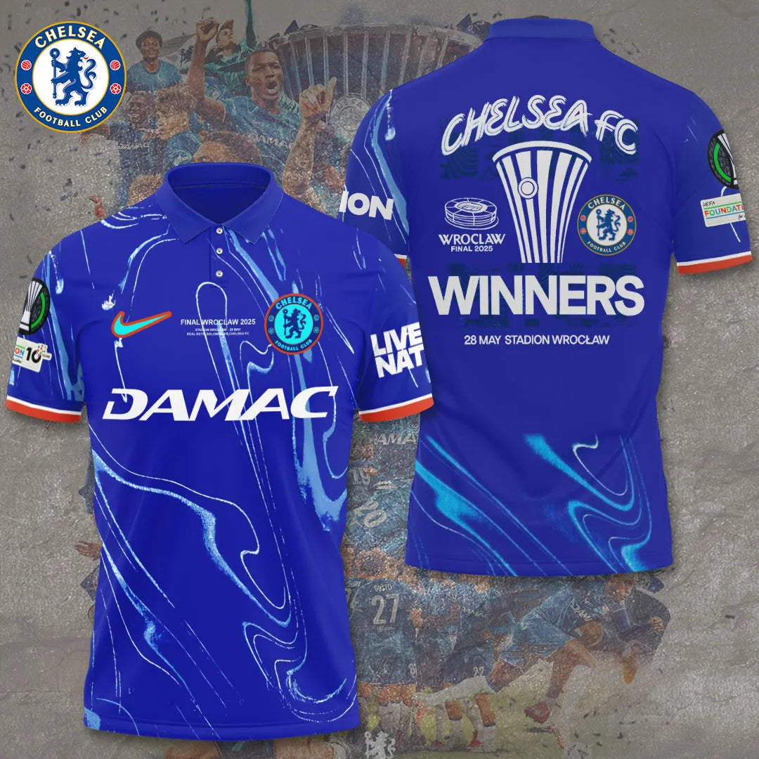 Chelsea FC 2025 Champions 3D Apparel – TANTN 13144