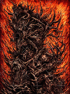 Infernal Thorns Screaming Demon Art Shirt