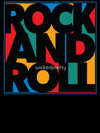 Rock And Roll Color Block Shirt