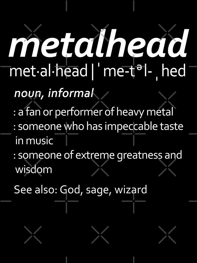 Metalhead Definition Funny Heavy Metal Fan For Metalheads Shirt