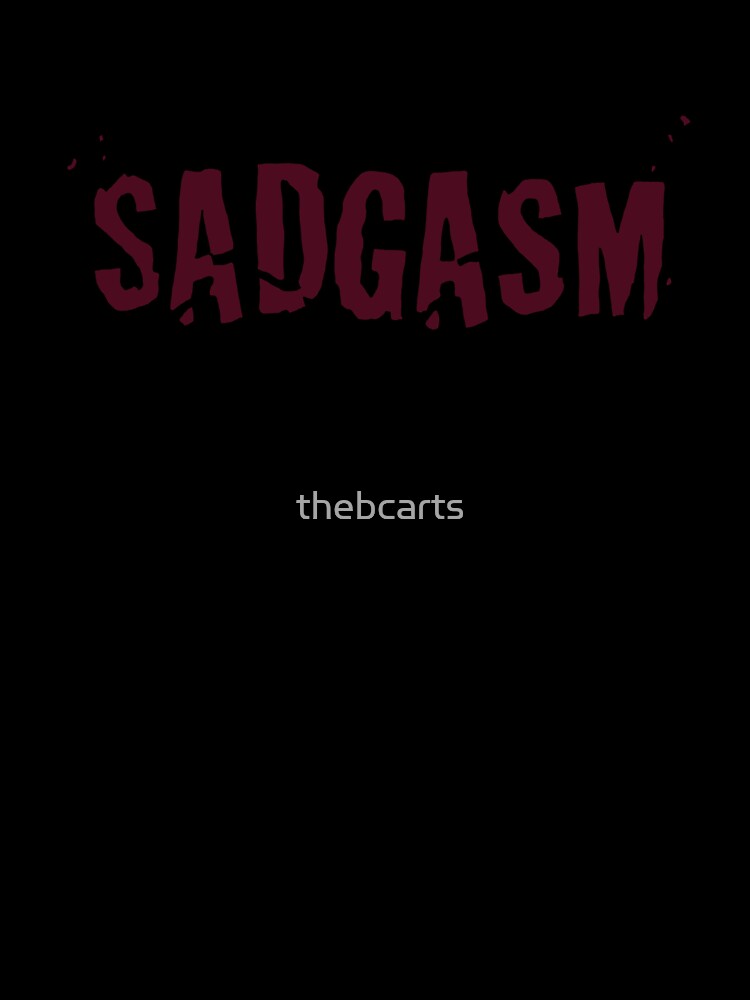 Sadgasm The Simpsons Band Logo Shirt