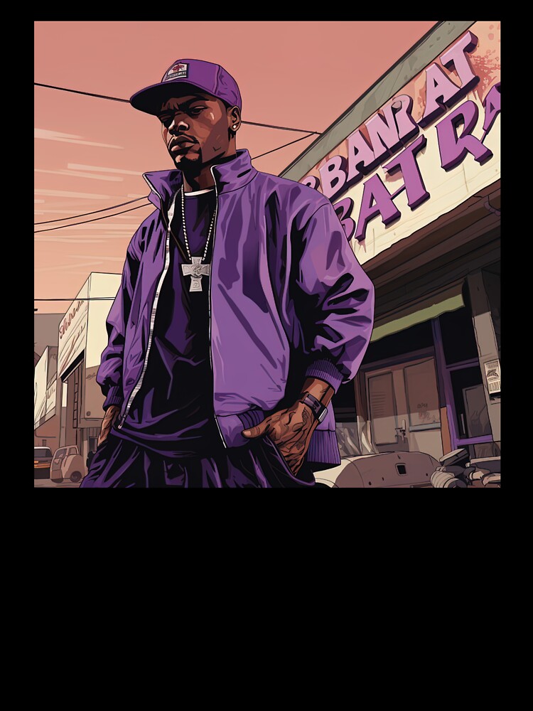Blackcurrant Hip Hop Style Shirt