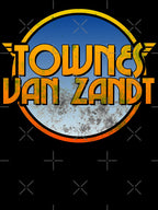 Townes Van Zandt - Retro Distressed Typography Fan Art Shirt