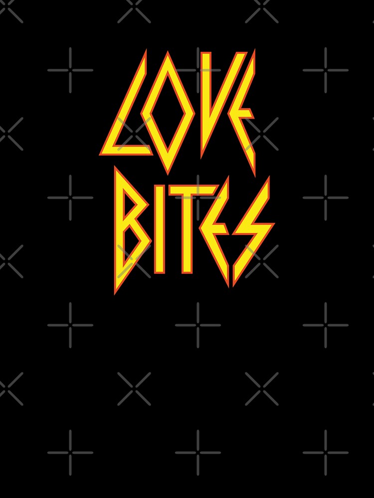 Def Leppard Valentine's Day Card Love Bites Design Shirt