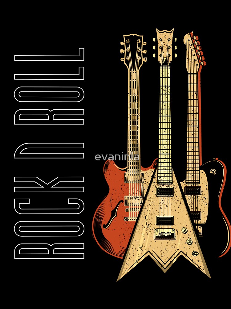 Rock N Roll Guitars Rock My World Shirt