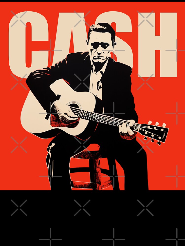 Legendary Man In Black Johnny Cash Tribute Shirt
