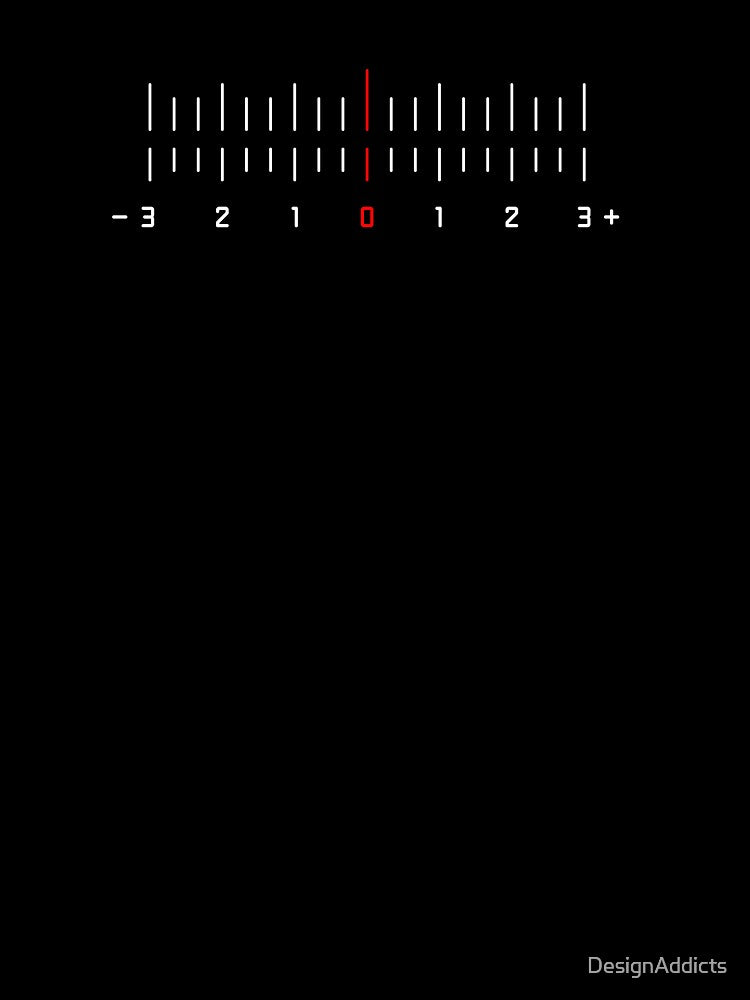 Photography Exposure Meter Shirt