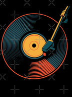 Analog Music Vinyl Record Player Art For Music Shirt
