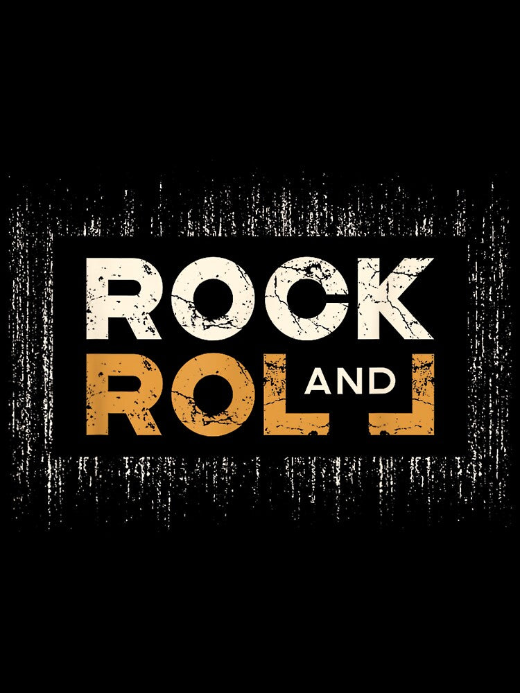 Rock & Roll Distressed Washed Rocker Concert Shirt