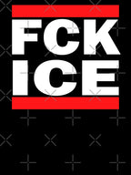 FCK ICE - Run D M C Inspired Hip-Hop Protest Art Vintage Immigration Shirt