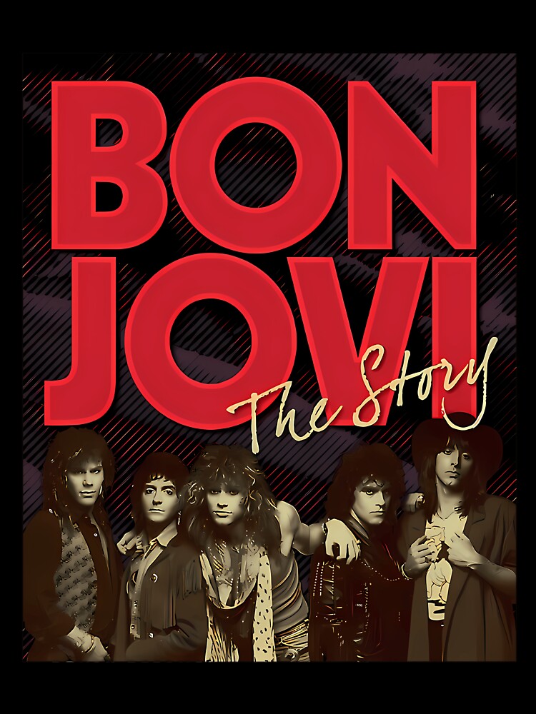 Jovi The Story Band Portrait Red Bold Shirt