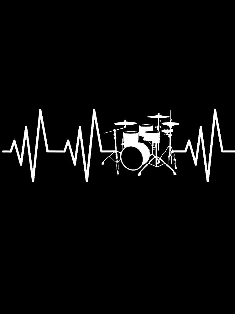Drums Heartbeat Love Drummer Heartbeat Shirt