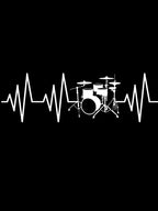 Drums Heartbeat Love Drummer Heartbeat Shirt