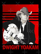 Retro Dwight Yoakam 80s Aesthetic Fan Art Tribute Shirt
